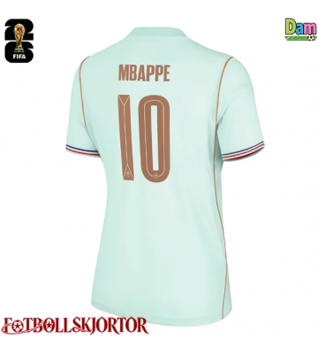 Frankrike Kylian Mbappe #10 Bortatröja Dam VM 2026 Kortärmad